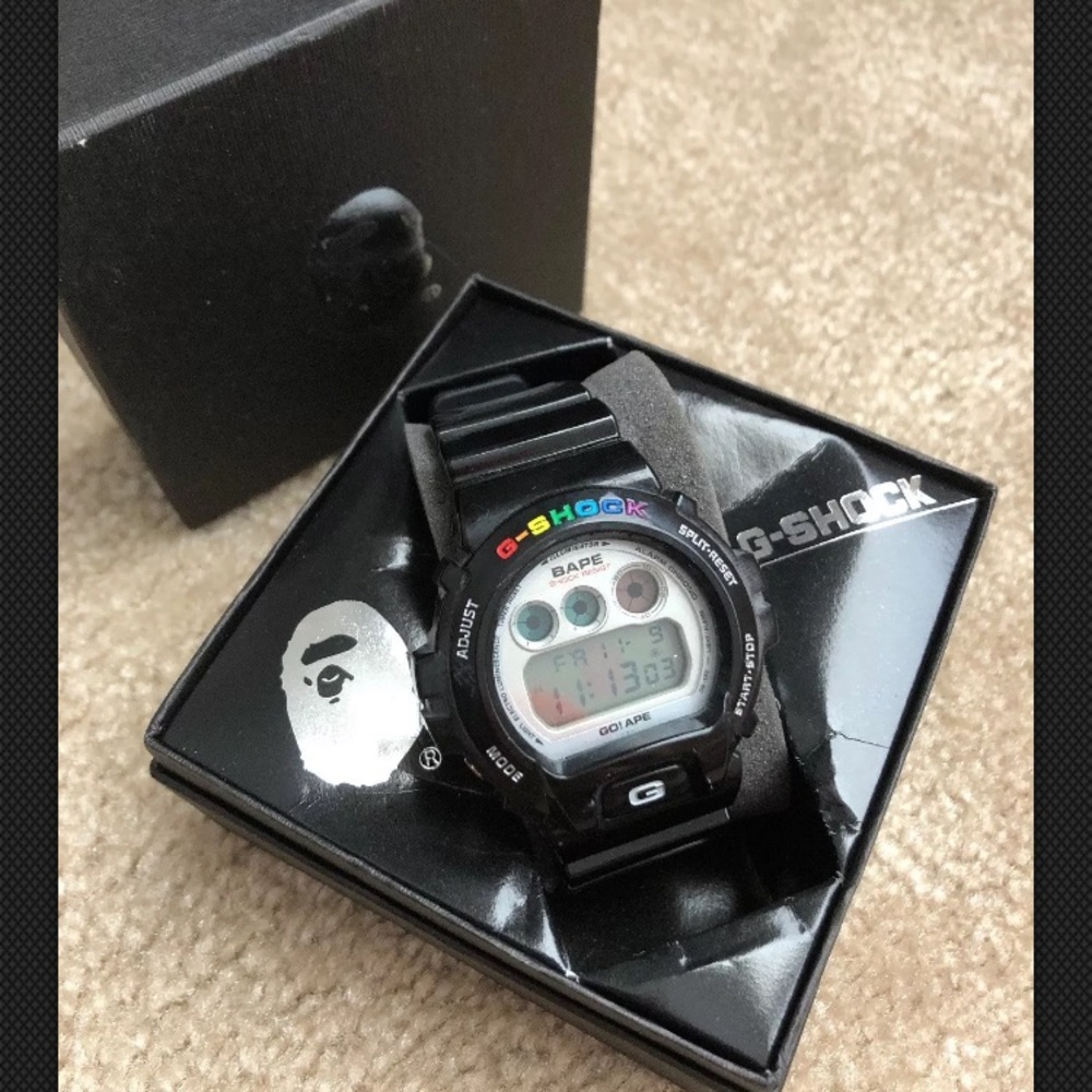 Casio G-Shock x Bathing Ape limited edition watch